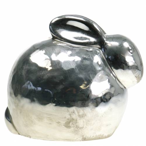 Produkt Królik srebrny antyk H14,5cm