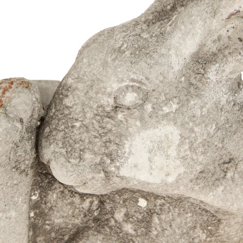 Produkt Doniczka betonowa dekoracyjna Królik antyczny szary 33,5x17x29,5cm