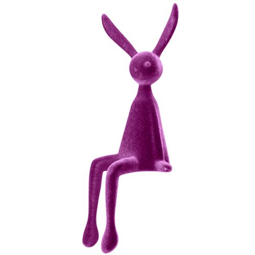 Produkt Króliczki wielkanocne Rabbit Edge Sitters Kolorowe flokowane – 2. wybór – 28 cm 4 szt.