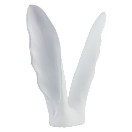 Floristik24 Dekoracja królika uszy królika biały sztuczny kamień 31×9,5×41cm