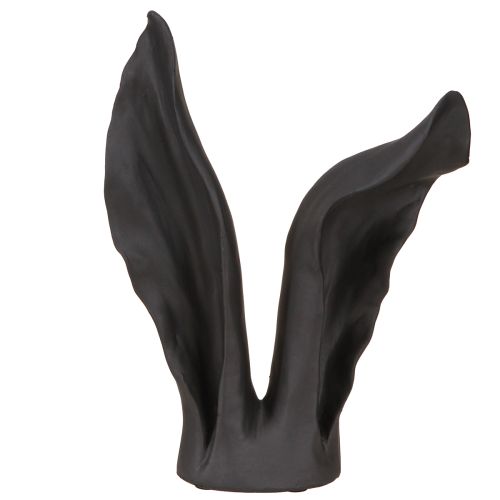 Floristik24 Dekoracja Uszy Królika Wielkanocny Króliczek w kolorze czarnym 20cmx7.5cmx29cm