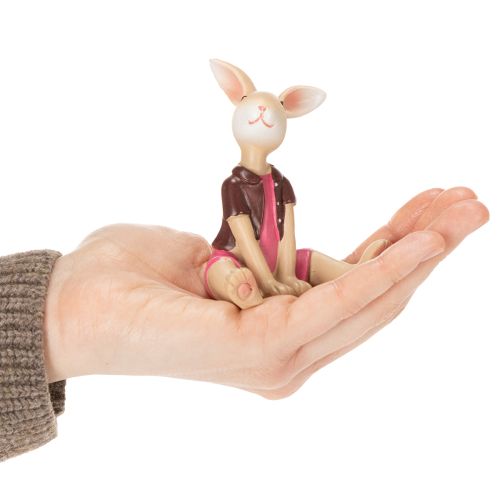 Produkt Zestaw figurek Zajączka Wielkanocnego, urocza dekoracja stołu na Wielkanoc i wiosnę, 9 cm, 4 sztuki
