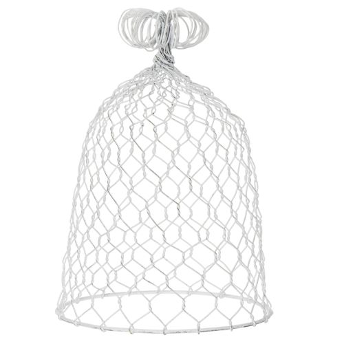 Produkt Dzwonek druciany vintage do dekoracji stołu w stylu rustykalnym, 23 cm