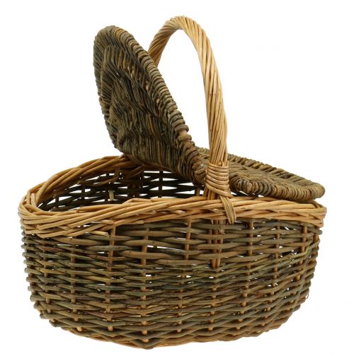 Floristik24 Kosz piknikowy Willow 40cm x 30cm H20cm