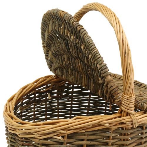 Floristik24 Kosz piknikowy Willow 40cm x 30cm H20cm