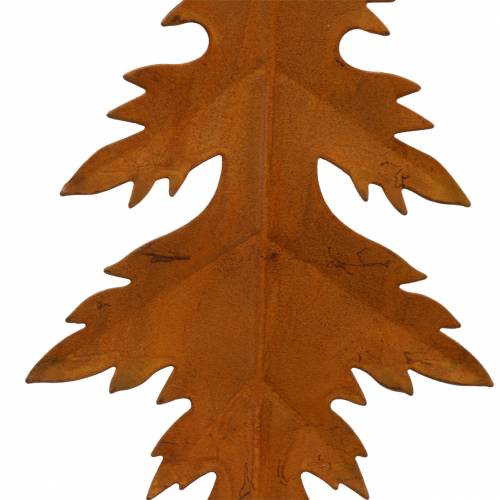 Floristik24 Jesienne Liście Rdzawe wiszące 13cm 4szt.