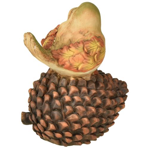 Produkt Ozdoba jesienna ptak ozdoba w kształcie stożka figurka ptak jesień wys. 19cm