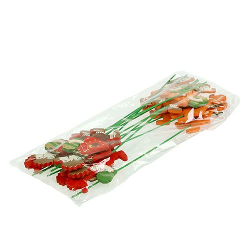 Floristik24 Jesienny jeż wtyczkowy z ciastkiem 12szt.