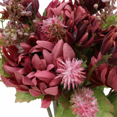 Floristik24 Chryzantema Bukiet Mix Fioletowy 35cm