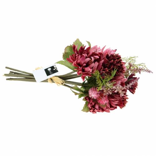 Floristik24 Chryzantema Bukiet Mix Fioletowy 35cm