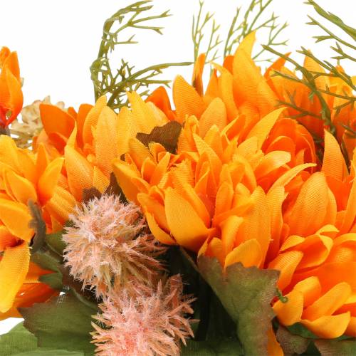 Floristik24 Bukiet Chryzantemy Mix Pomarańczowy 35cm