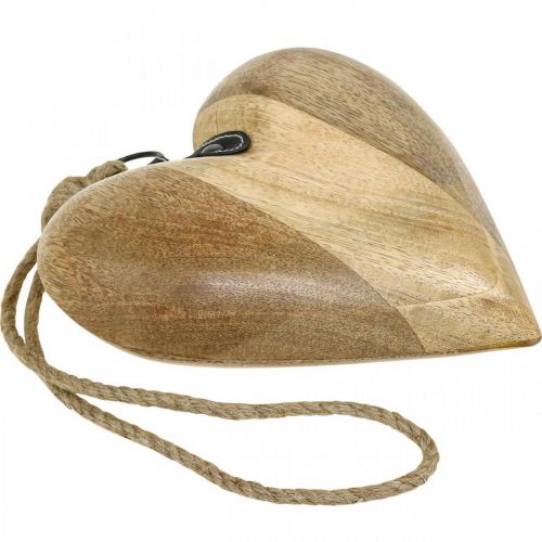 Produkt Serce drewniane, ozdobne serce do zawieszenia, dekoracja serca W19cm
