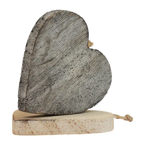Floristik24 Drewniane serca Dekoracyjne serca Białe kolorowe Vintage Wood 10szt