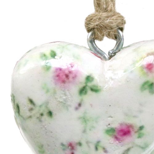 Floristik24 Serce do zawieszenia róż 5cm 12szt.