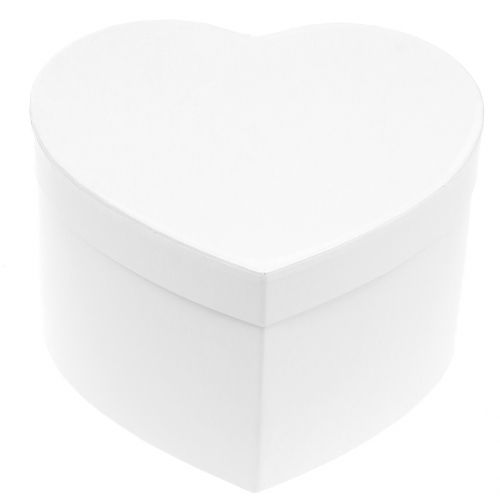 Floristik24 Pudełko na kwiaty w kształcie serca 18/20cm 2szt