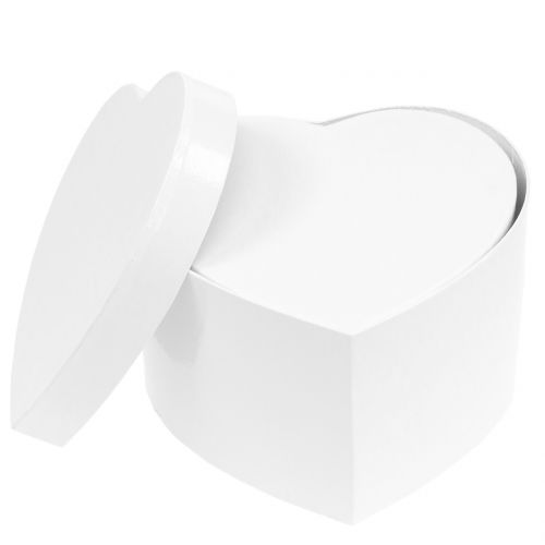 Floristik24 Pudełko na kwiaty w kształcie serca 18/20cm 2szt