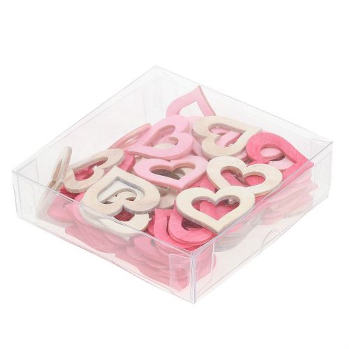 Produkt Serduszka do posypania różowe, różowe, naturalne 4cm 72 szt