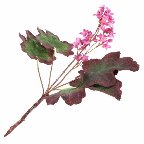 Floristik24 Fioletowe Dzwonki Heuchera Deco Gałąź Różowy 44cm