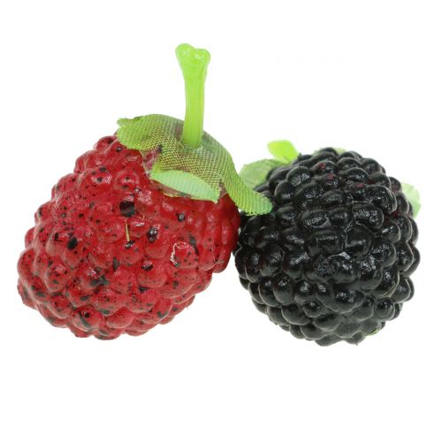 Floristik24 Malinowy mix czerwono-czarny 4cm x 2cm 36szt.