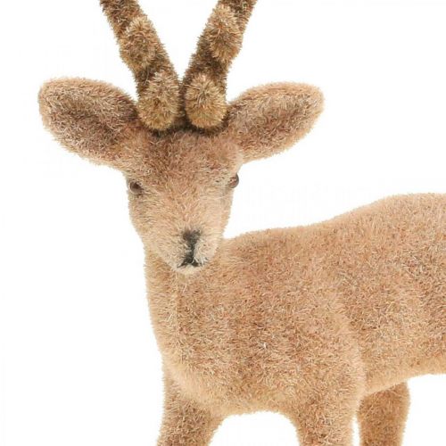Produkt Dekoracyjny jeleń figurka dekoracyjna dekoracyjny renifer flokowany W17cm 6 szt