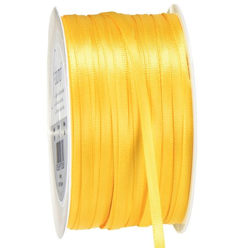 Produkt Wysokiej jakości wstążka prezentowa satynowa żółta wstążka 3mm × 50m