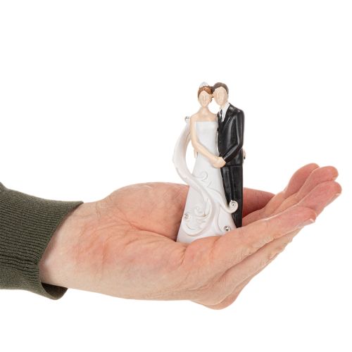Figurka ślubna panna młoda i pan młody 10,5cm | Floristik24.pl