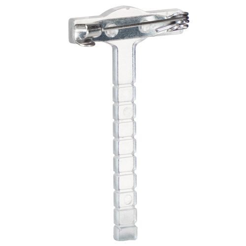 Produkt Spinki ślubne transparentne/srebrne 5 cm 50 szt.