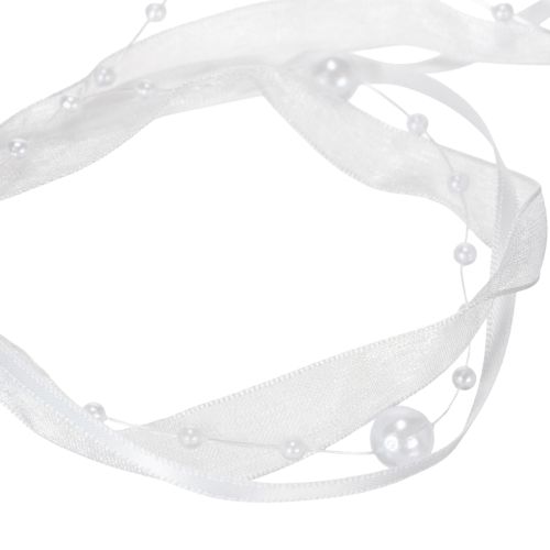 Produkt Wstążka ślubna biała 20mm 5m