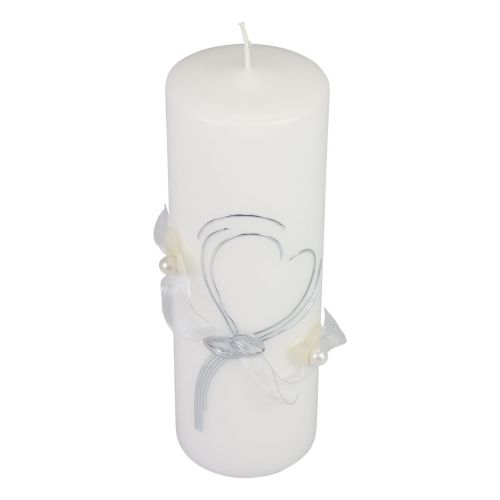 Produkt Świeca ślubna Świeca ślubna srebrna ślubna 240/80mm