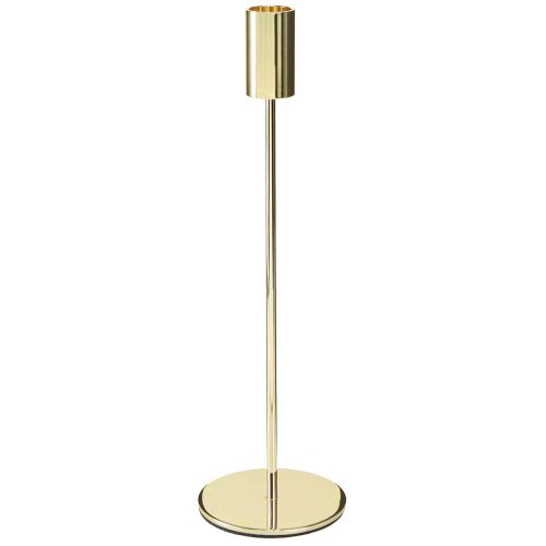 Wysoki świecznik metalowy złoty świecznik 27,5cm 4 sztuki