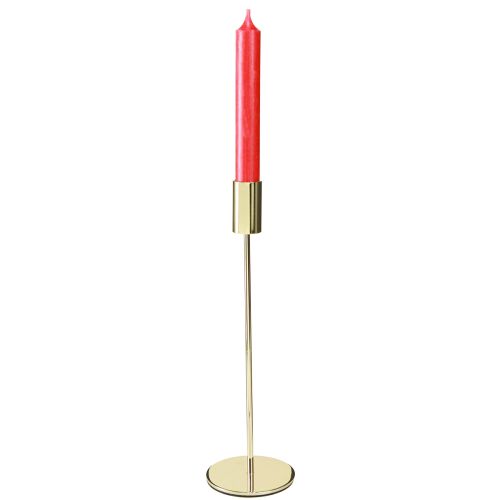 Produkt Wysoki świecznik metalowy złoty świecznik 27,5cm 4 sztuki