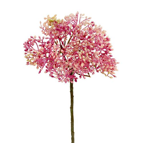 Gałązka bzu biało-różowa L 55cm 4szt.