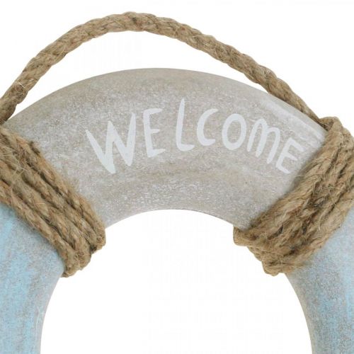 Floristik24 Morskie Deco Koło Ratunkowe Deco Morskie Drewniane Deco Ø30cm