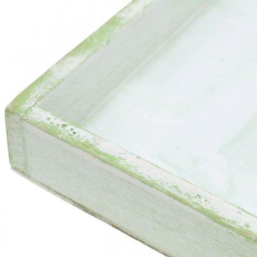 Floristik24 Taca drewniana, dekoracja wiosenna, taca do sadzenia 24,5×24,5cm