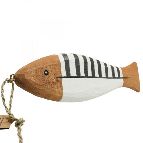 Floristik24 Drewniana rybka duża, zawieszka rybka drewniana 38cm