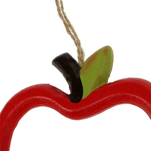 Floristik24 Jabłko drewniane do zawieszenia 17cm 8szt.