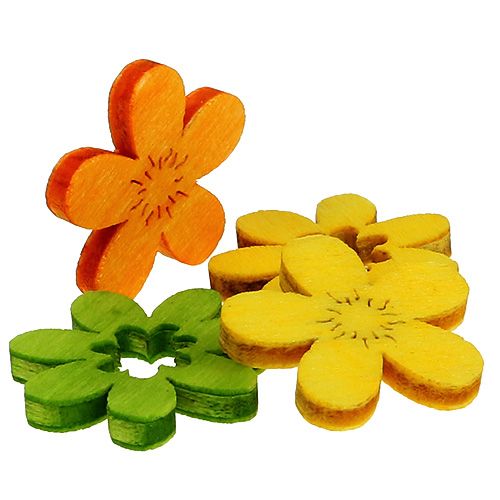Floristik24 Dekoracja ściółki z drewna 2cm w kolorze mix. 144St