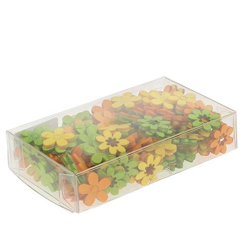 Floristik24 Dekoracja ściółki z drewna 2cm w kolorze mix. 144St