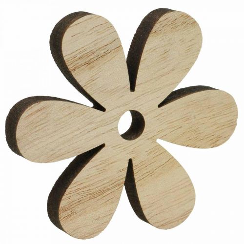 Produkt Kwiaty drewniane rozproszone dekoracje kwiaty drewniane Ø2,5–6,5cm 29 szt
