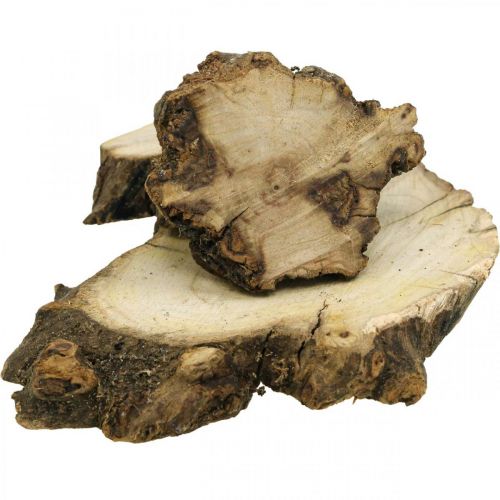 Drewniane krążki deco korzeń drewno rozproszone dekoracja drewno 3-8cm 500g