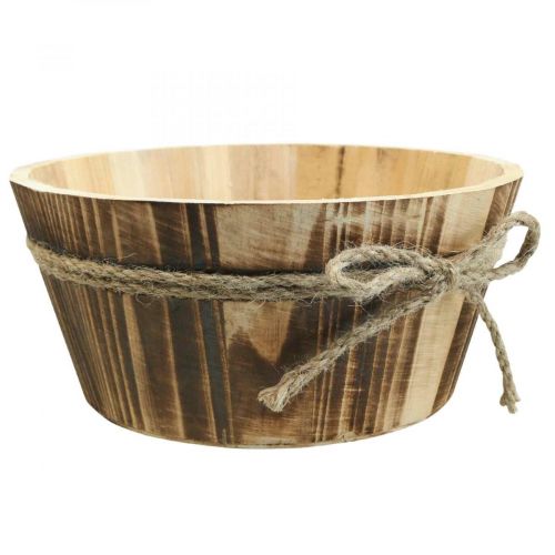 Produkt Drewniana miska dekoracyjna naturalne drewno Dekoracja rustykalna Ø22cm W10cm