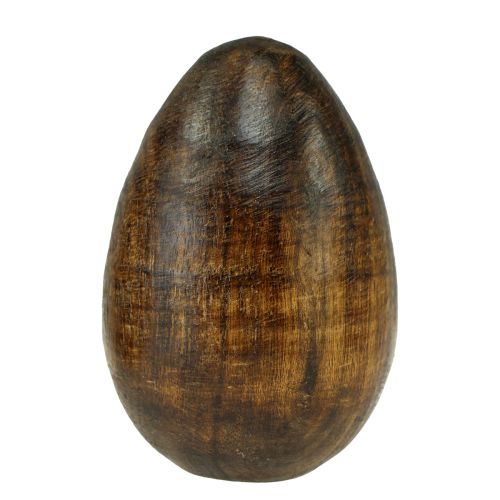 Produkt Drewniane Jajka Brązowe Mango Drewno Wielkanocne Jajka z Drewna H8cm 3szt