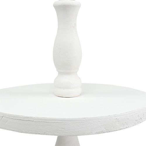 Półka drewniana biała W50cm | Floristik24.pl