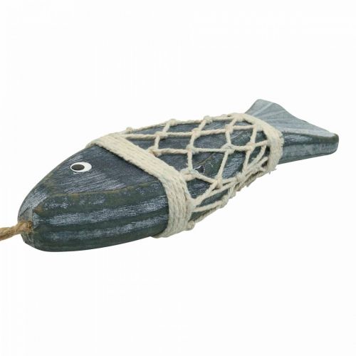 Floristik24 Drewniana ryba dekoracyjna, ryba dekoracyjna do zawieszenia 16,5cm