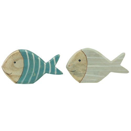 Produkt Drewniana dekoracja stołu rybnego Stojak na ryby drewno 15×8cm 2 szt