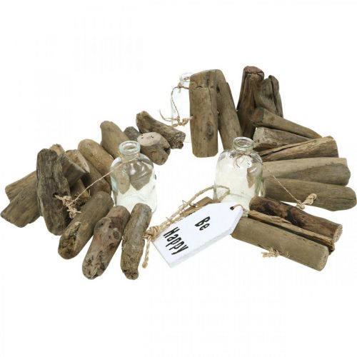 Floristik24 Dekoracyjna girlanda driftwood z okularami marynistyczna dekoracja ścienna 70cm