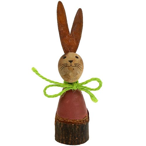 Floristik24 Królik drewniany różne 8cm 6szt.