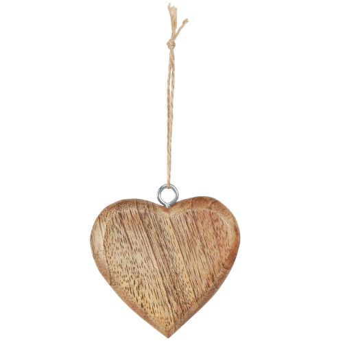 Produkt Serce drewniane ozdobne serce do zawieszenia naturalne 7cm 12 szt
