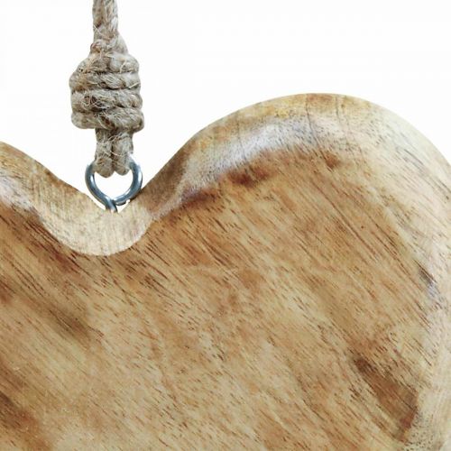 Produkt Drewniane serce, wiszące serce, serce z drewna mango 16×20cm