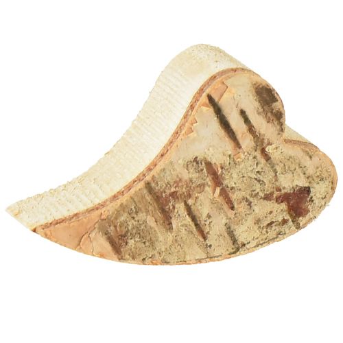 Produkt Serca drewniane z korą brzozy Serca brzozowe 3–4cm 30 szt